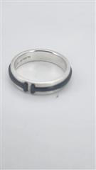 Tiffany & Co. Gent's Silver Ring 925 Silver 6.41g Size:9.5